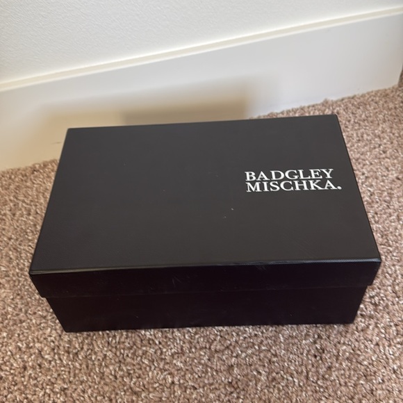 Badgley Mischka Kai Ivory Satin Crystal Heels - Picture 11 of 12